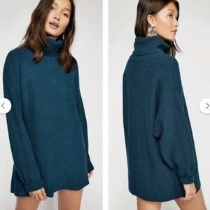 Free People Teal Sweater